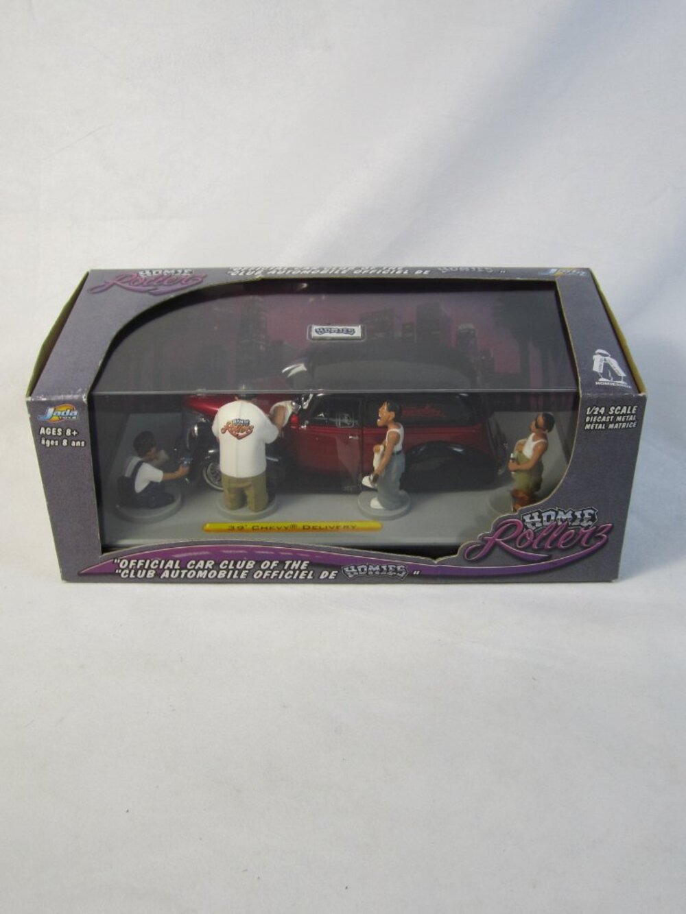 Jada Homie Rollerz 39 Chevy Delivery 1/24 Diecast Red/Black 2003